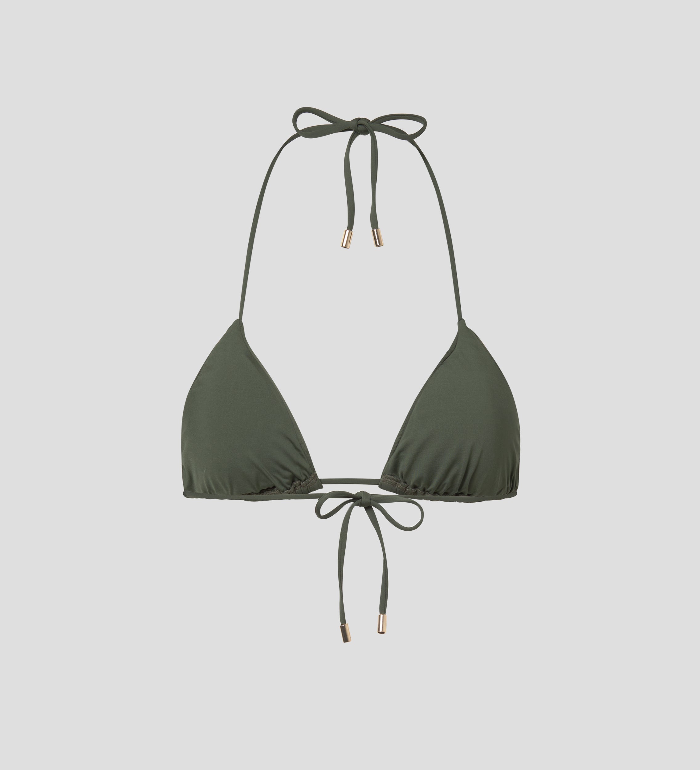 Top de bikini textura triangular