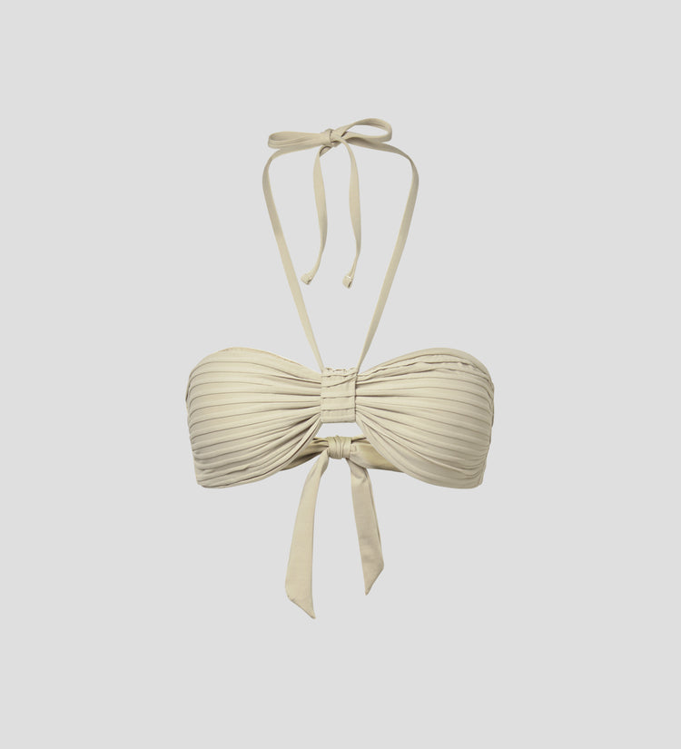 Bandeau bikini top