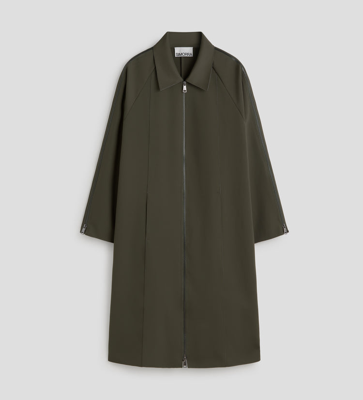 Gabardina neopreno cremalleras
