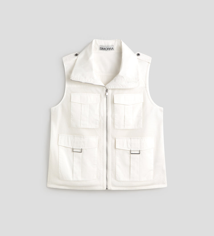 Saharan-style mesh vest