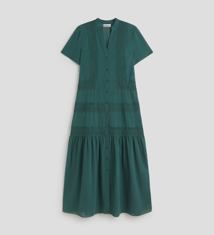 Vestido midi puntillas