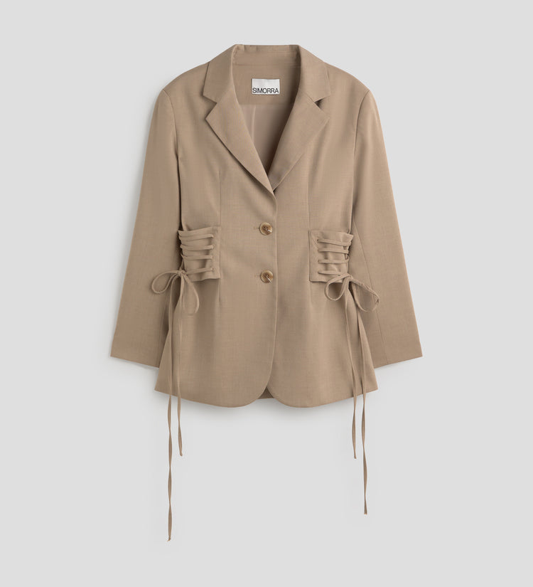 Corset style blazer