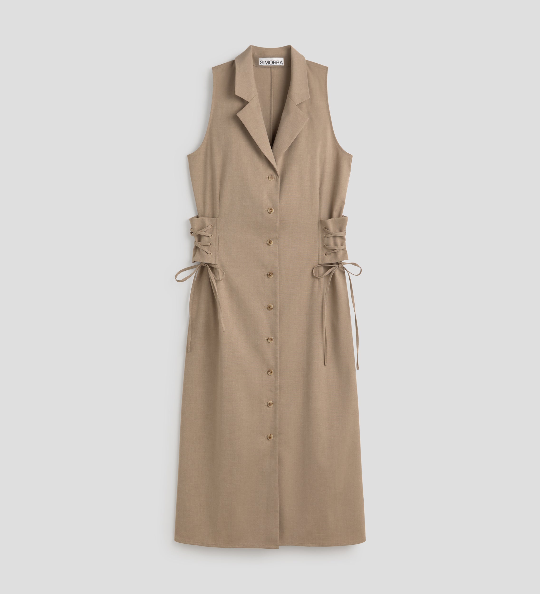 Corset detail shirtdress
