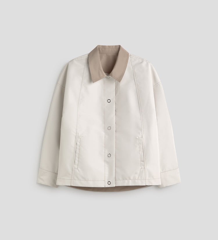 Parka courte réversible
