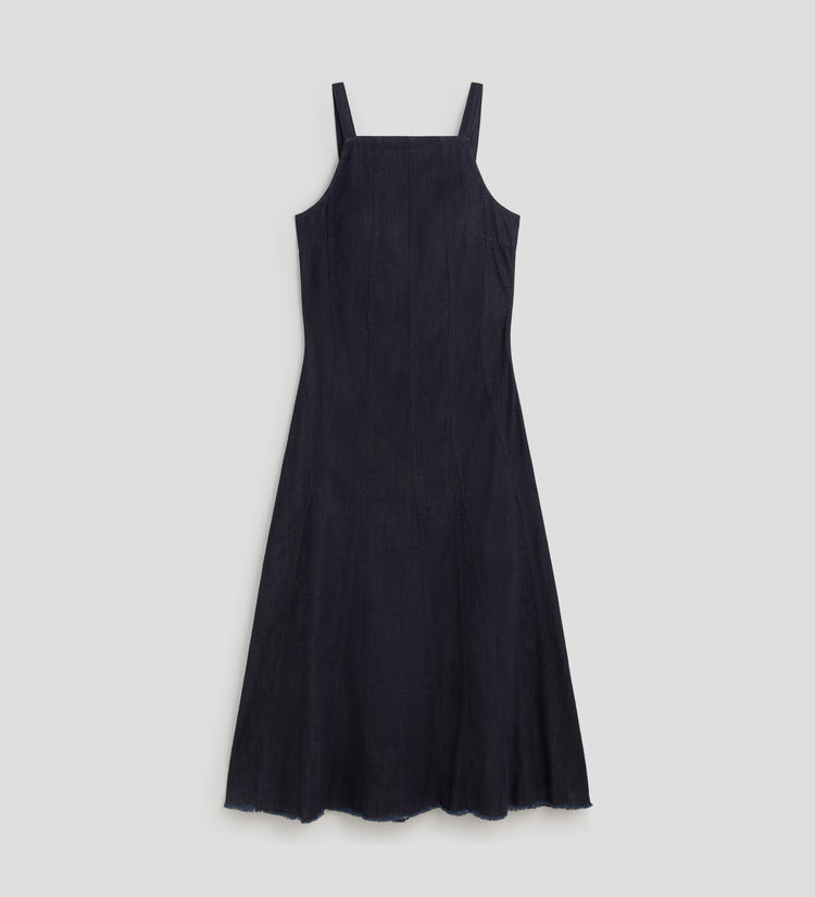 Vestido midi denim