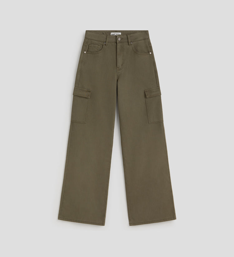 Pantalon cargo en jean
