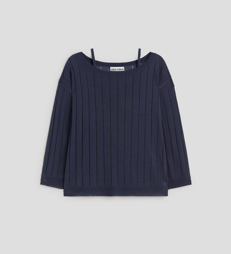Jersey holgado calados