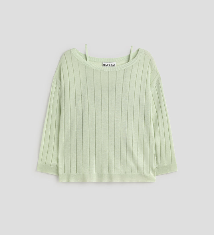 Jersey holgado calados