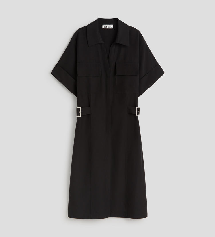 Robe-chemise à boucles