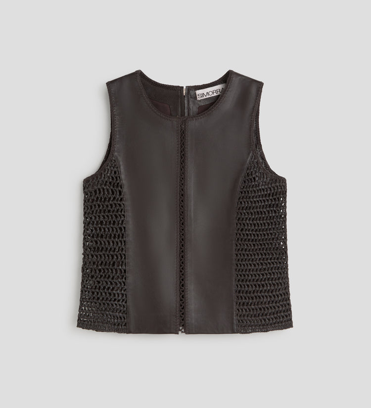 Top napa crochet