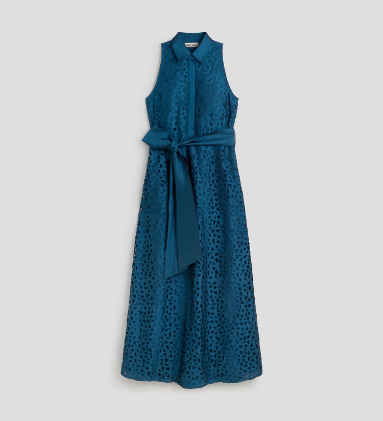 Robe longue taffetas