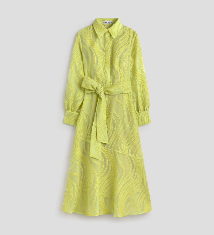 Robe-chemise midi