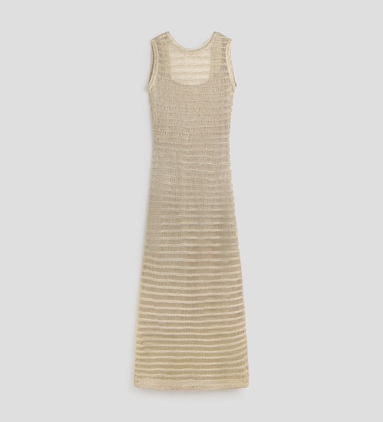Robe longue en maille