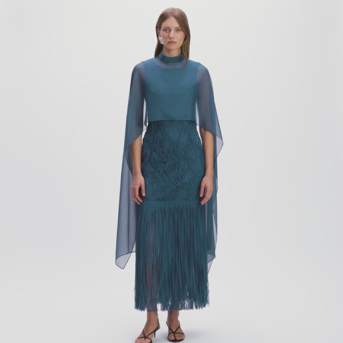 Long fringed dress
