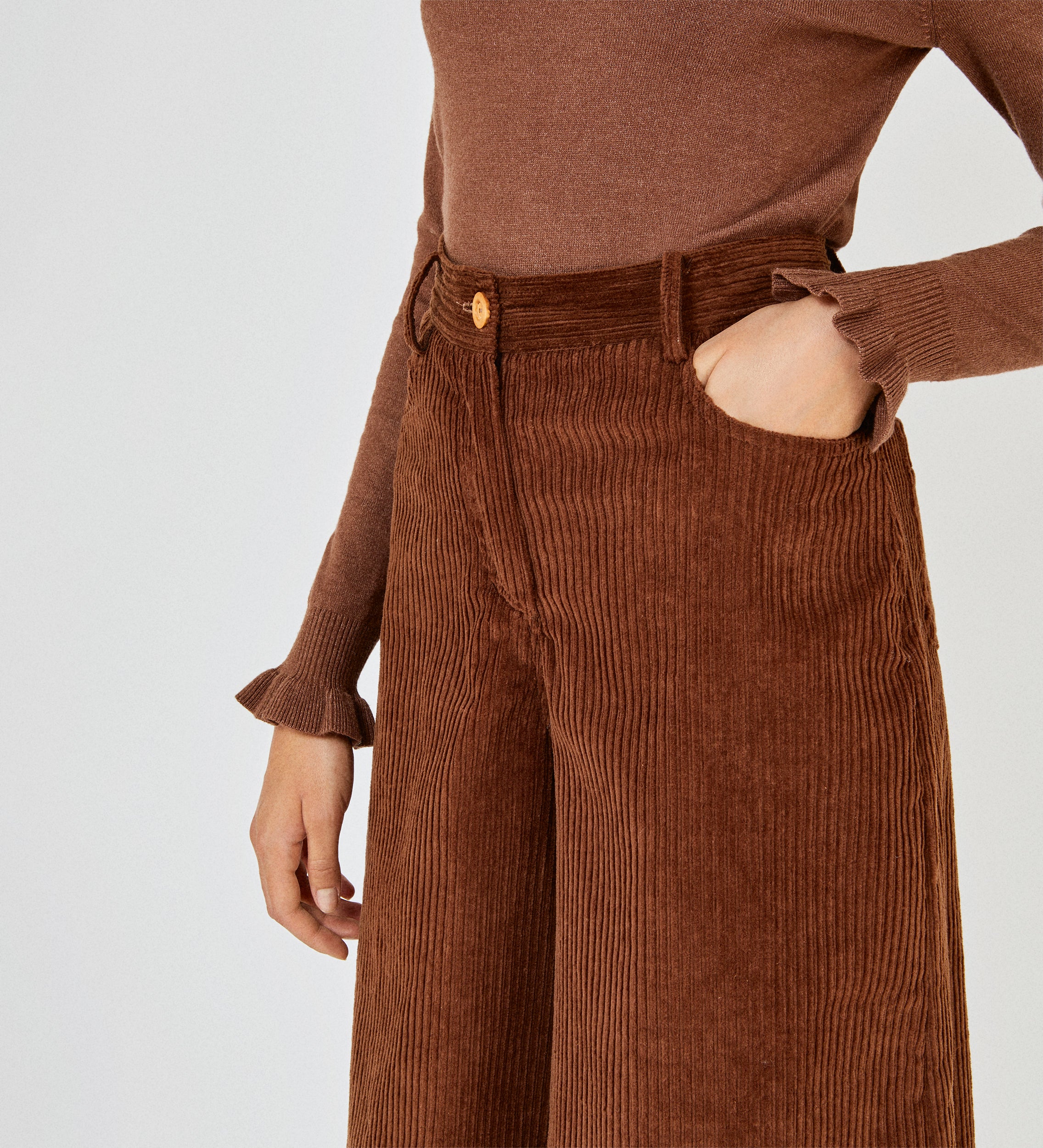 Falda pantalón pana