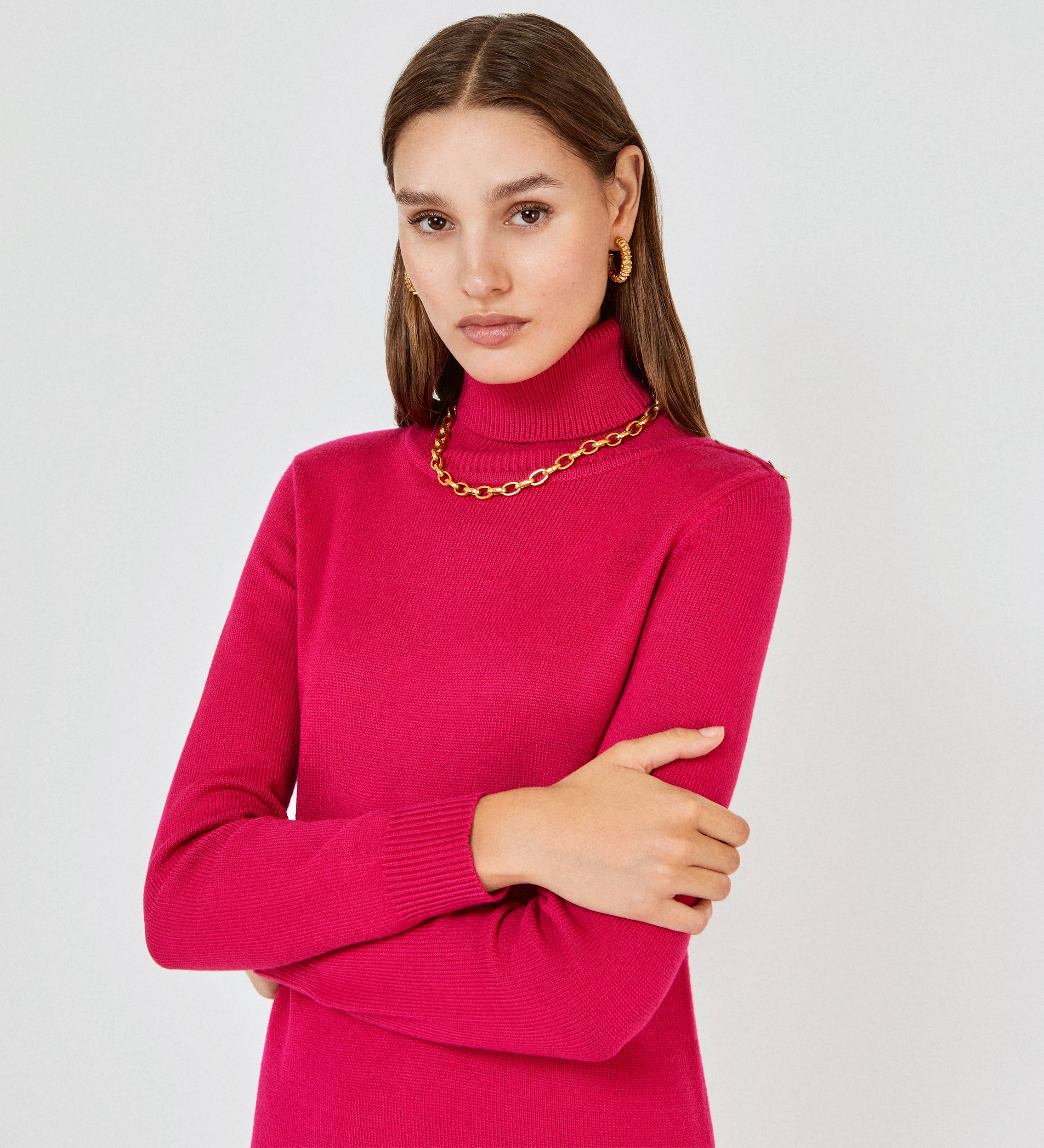 Vestido cuello alto