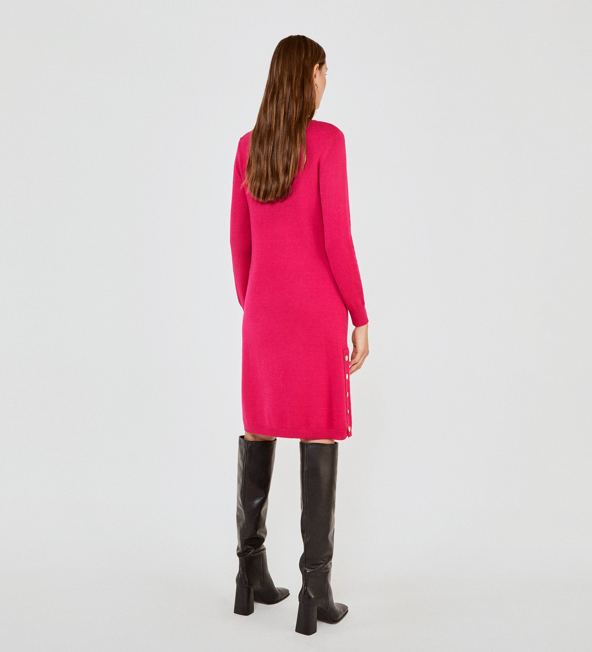 Vestido cuello alto