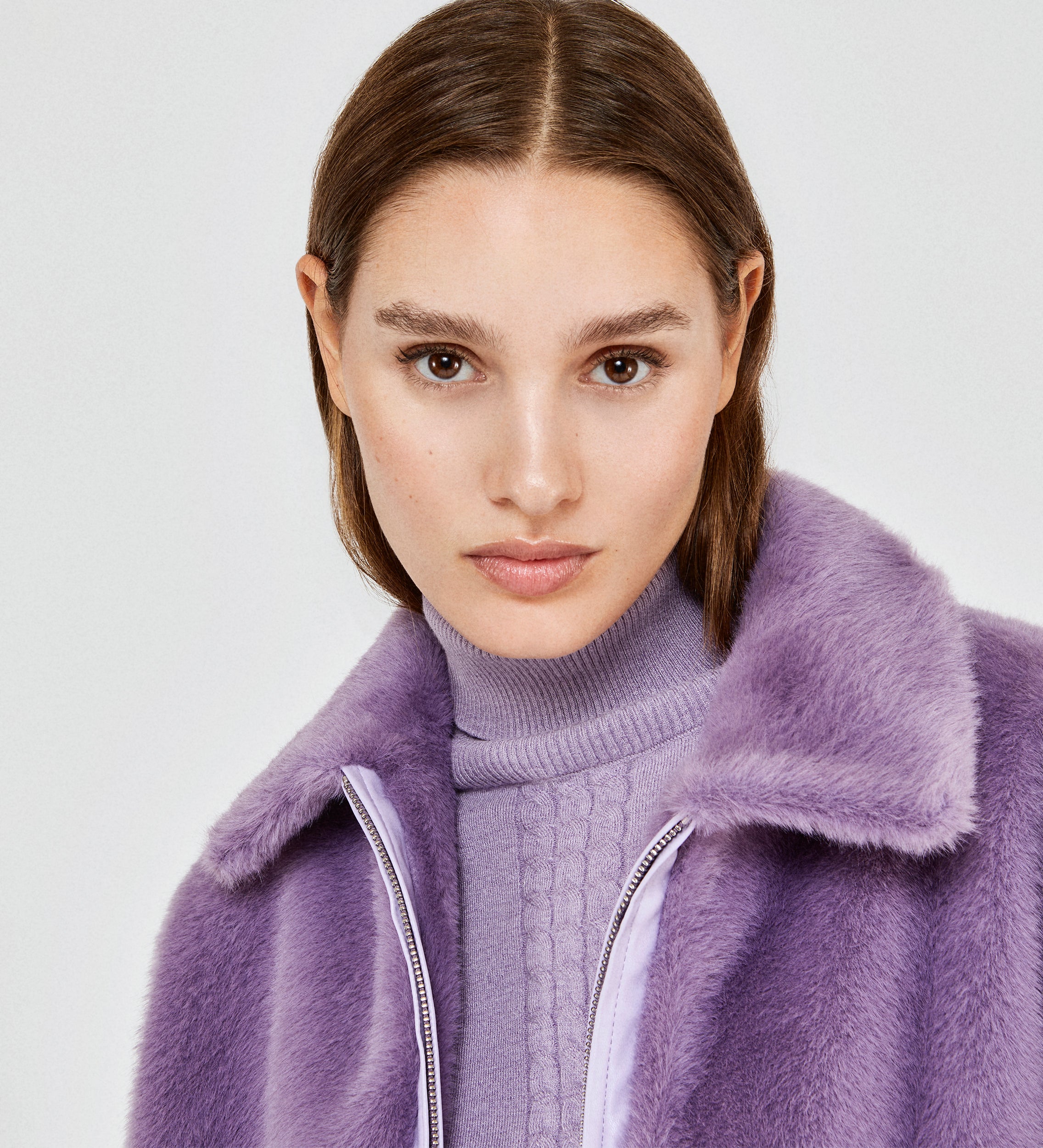 Chaqueta ecopelo tipo bomber