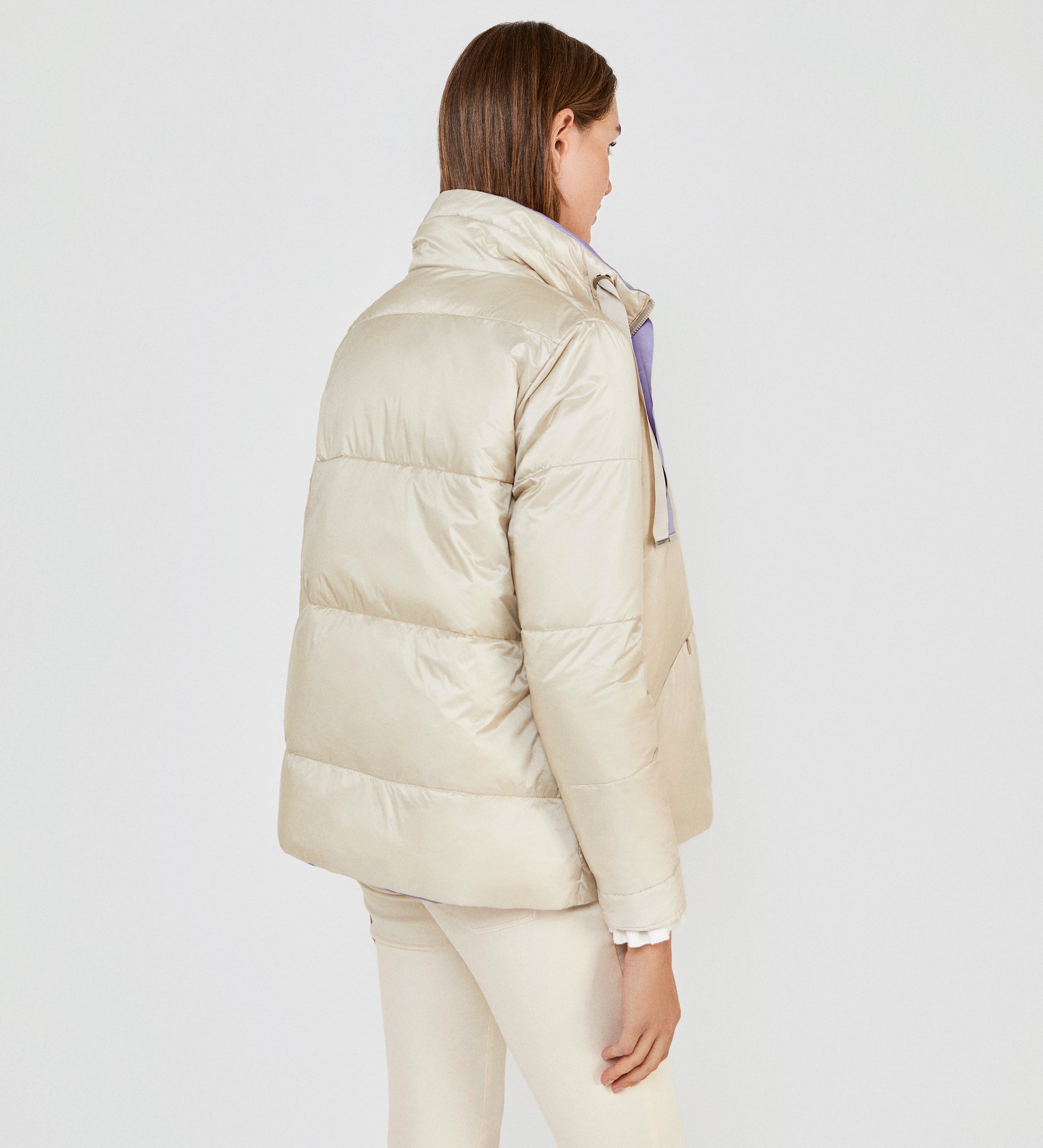 Parka corta reversible