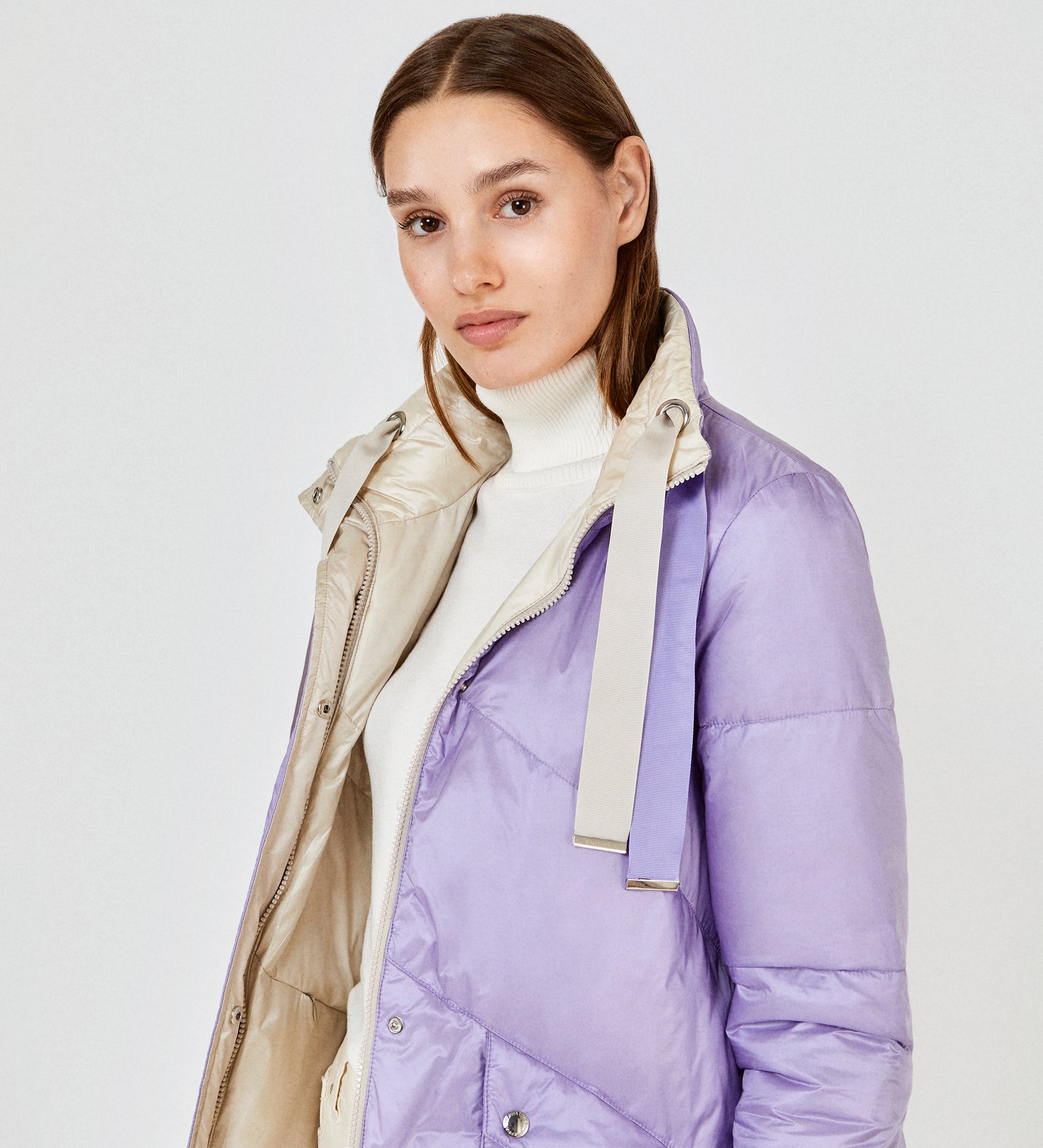 Parka corta reversible