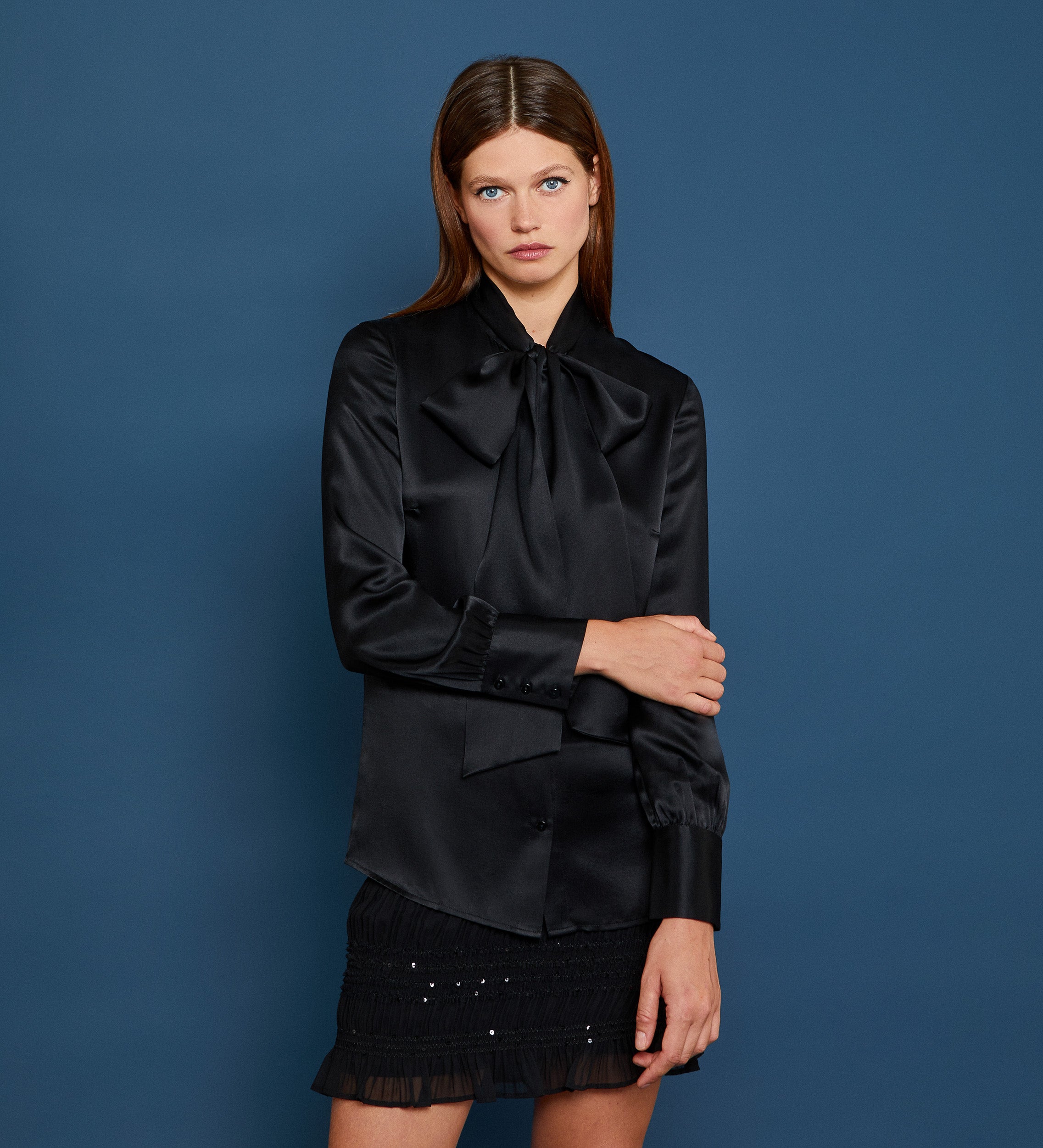 Blusa manga larga