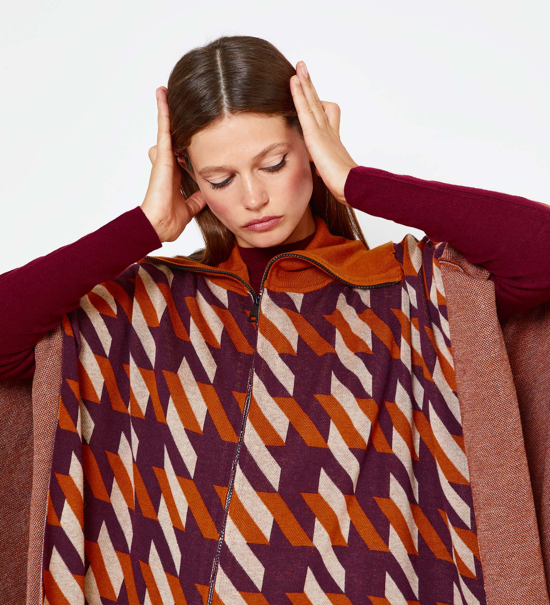 Capa jacquard tricot