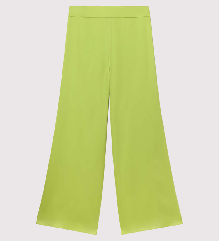 Pantalón satén ancho