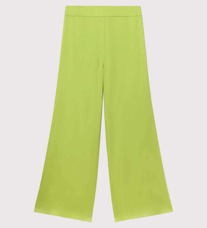 wide satin trousers
