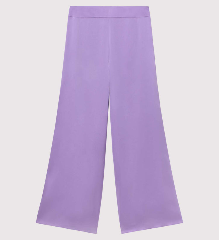 Pantalón satén ancho