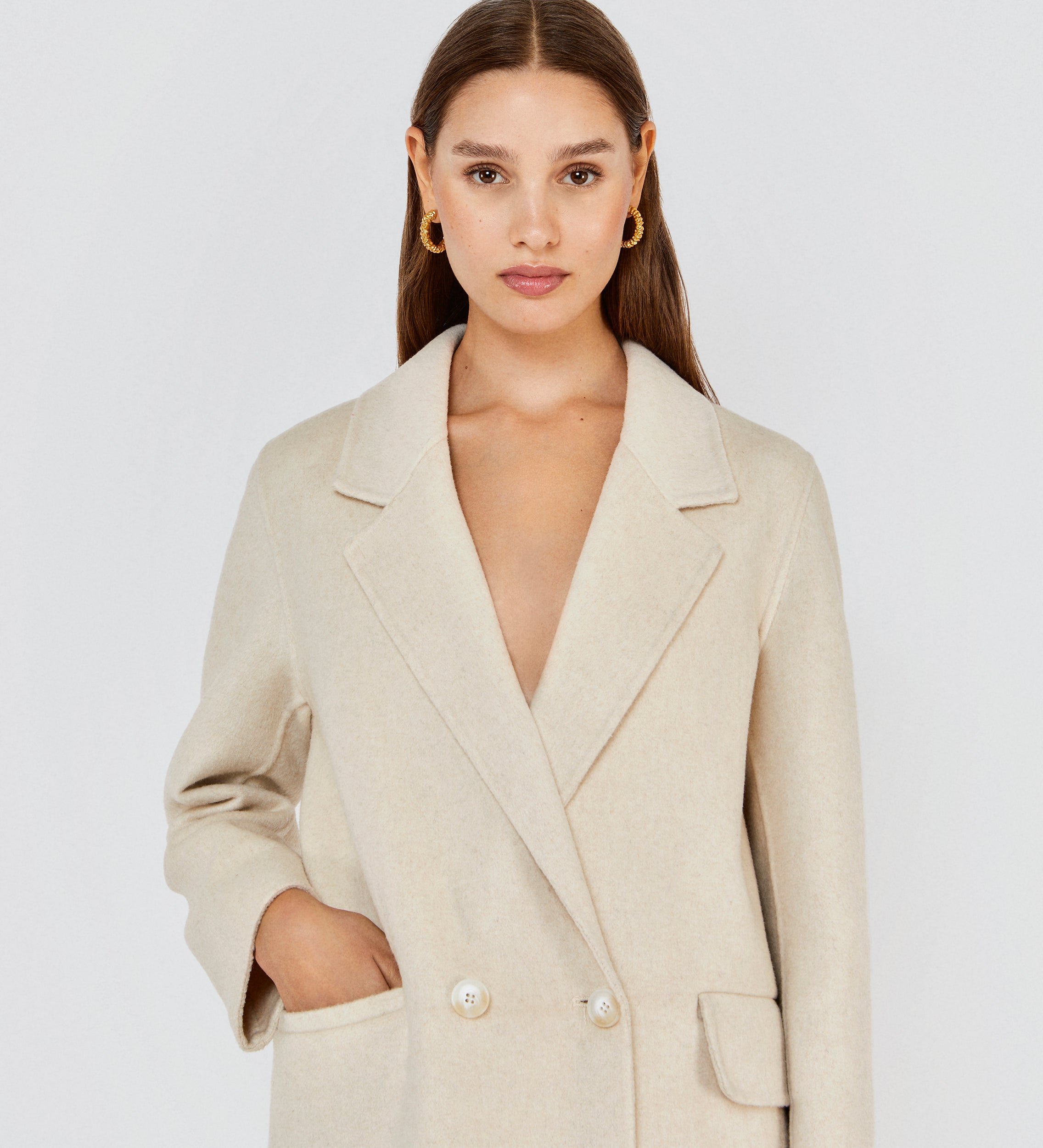 Long wool coat