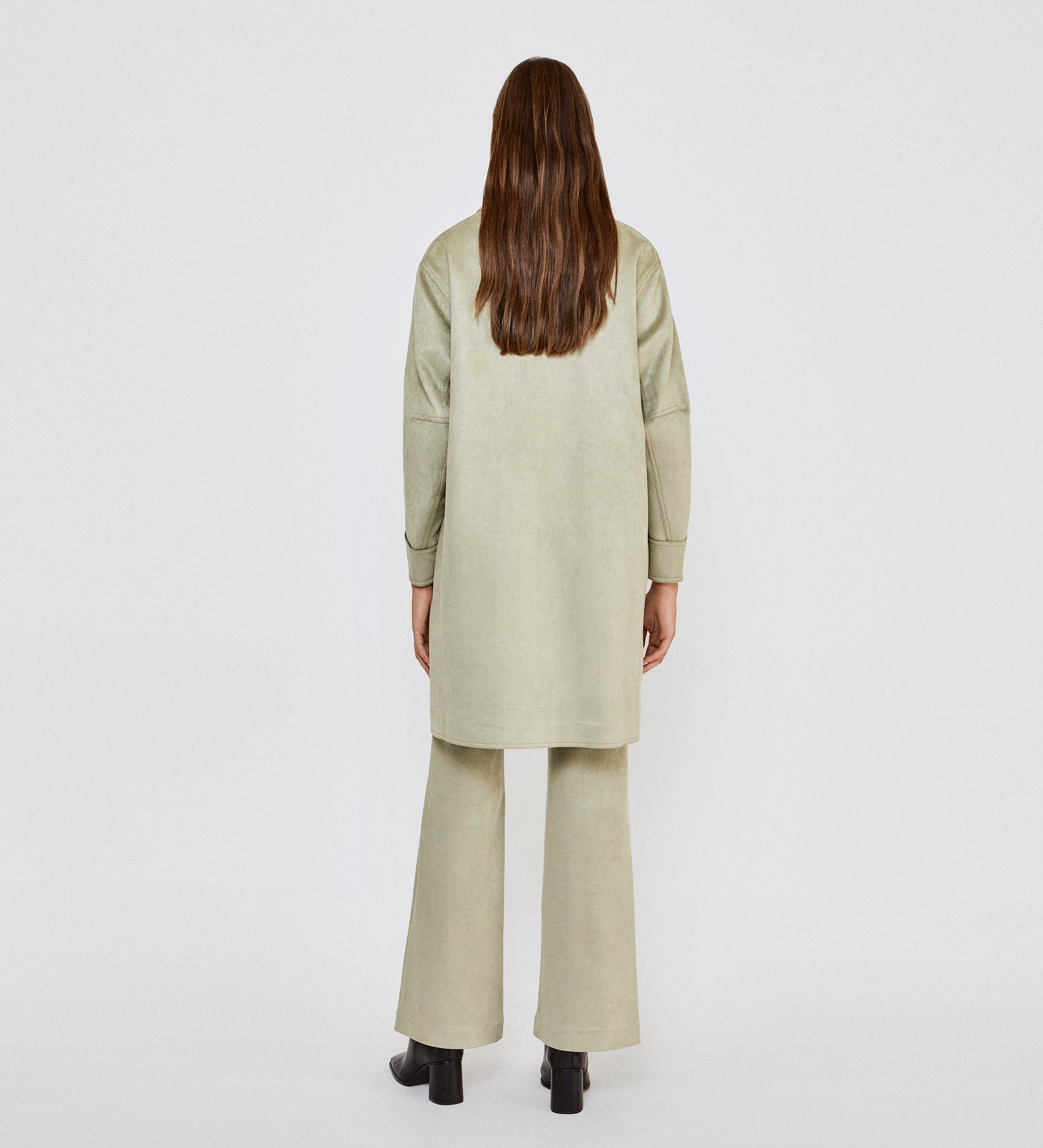 Abrigo antelina oversize