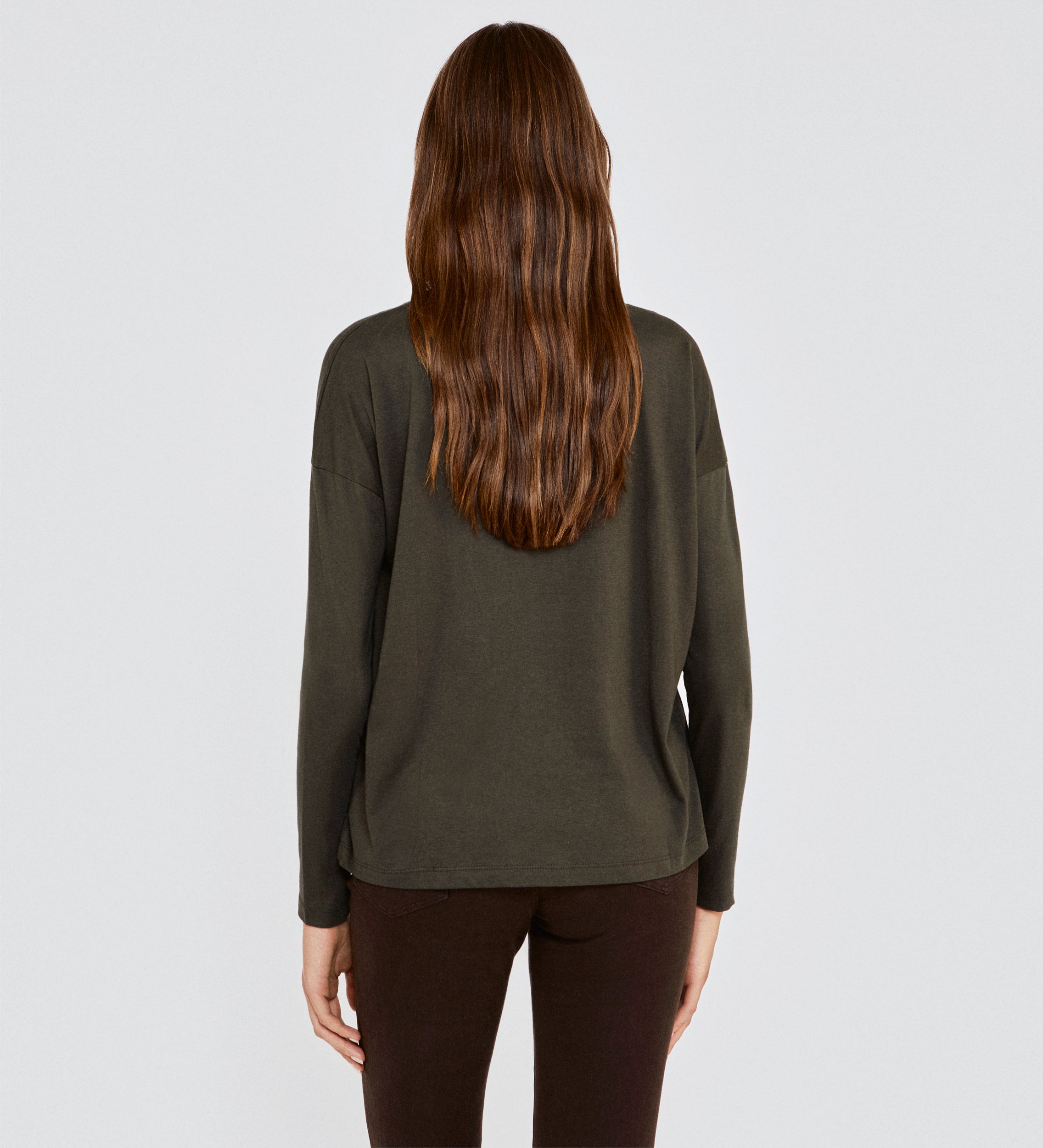 Front embroidered T-shirt