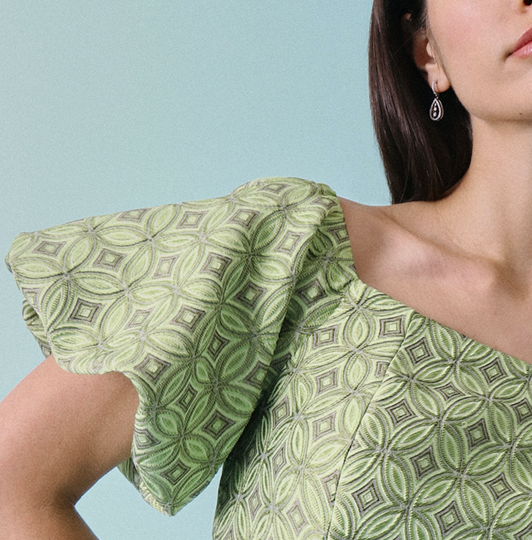 Vestido tubo Jacquard