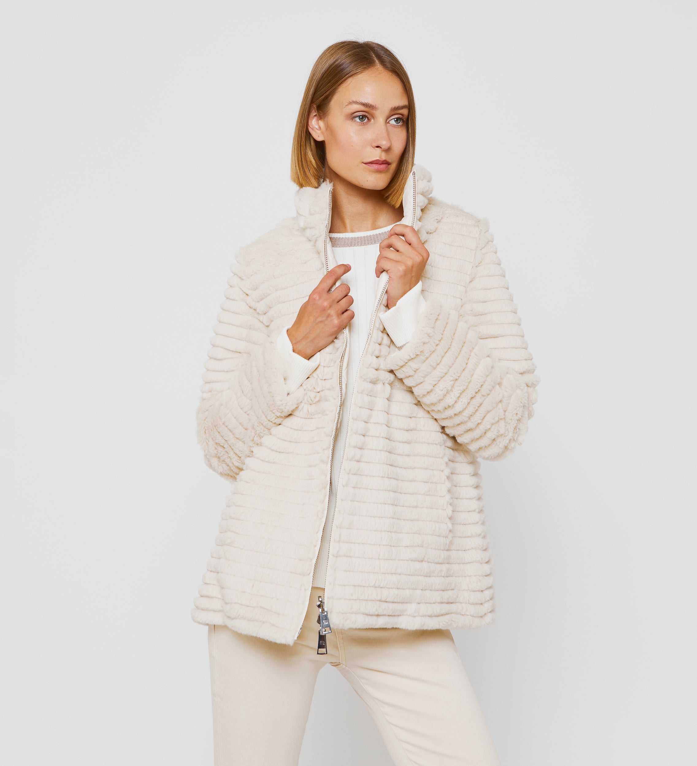 Parka reversible pelo