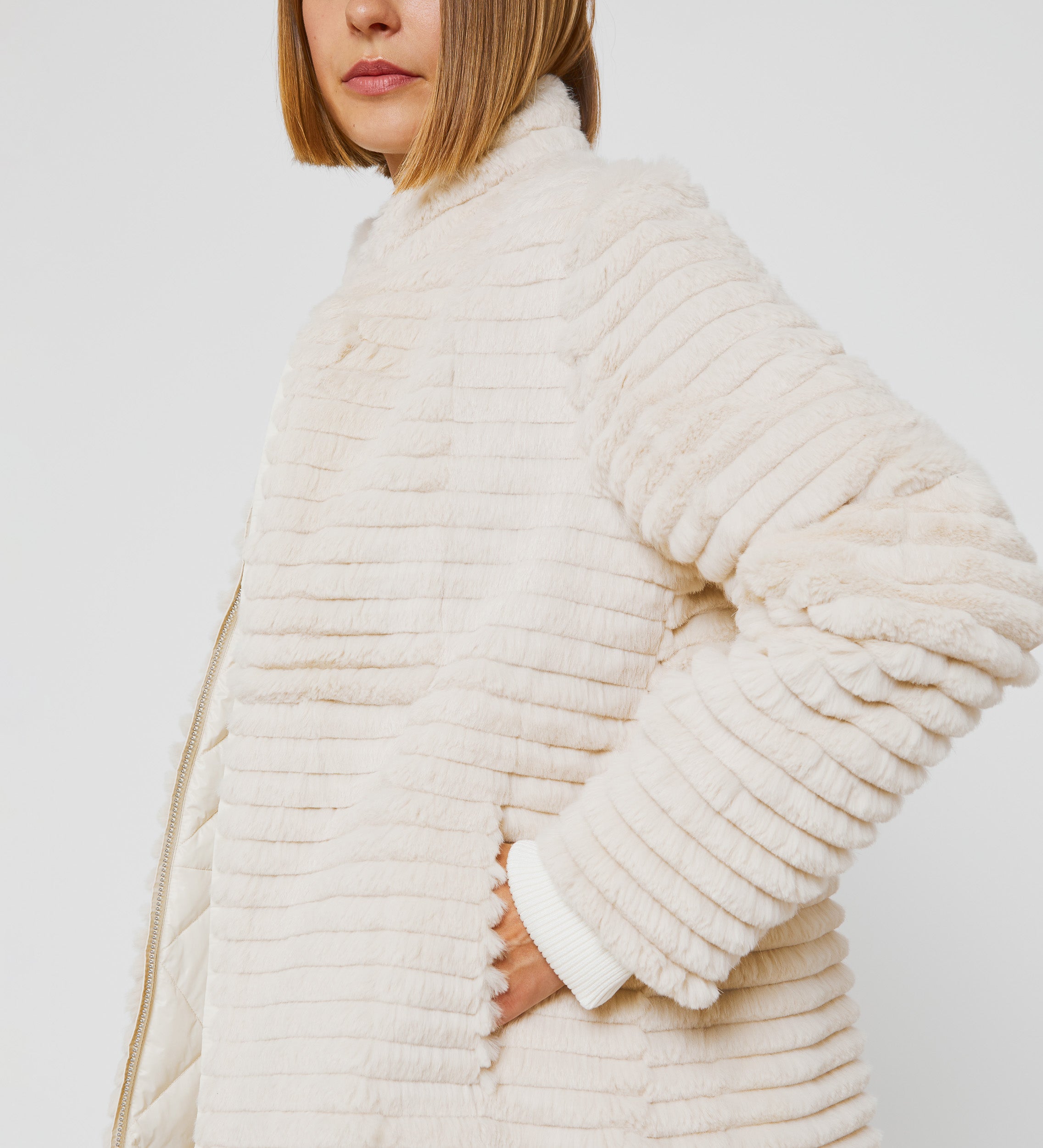 Parka reversible pelo