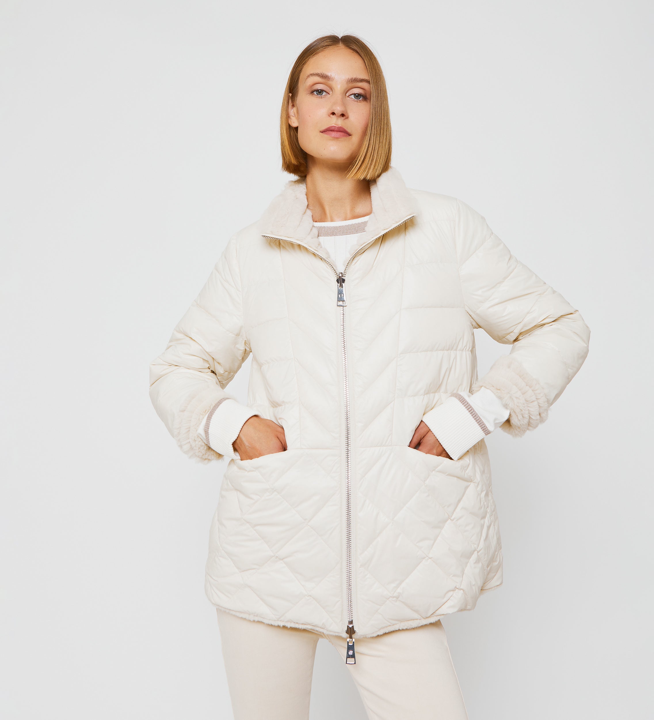 Parka reversible pelo