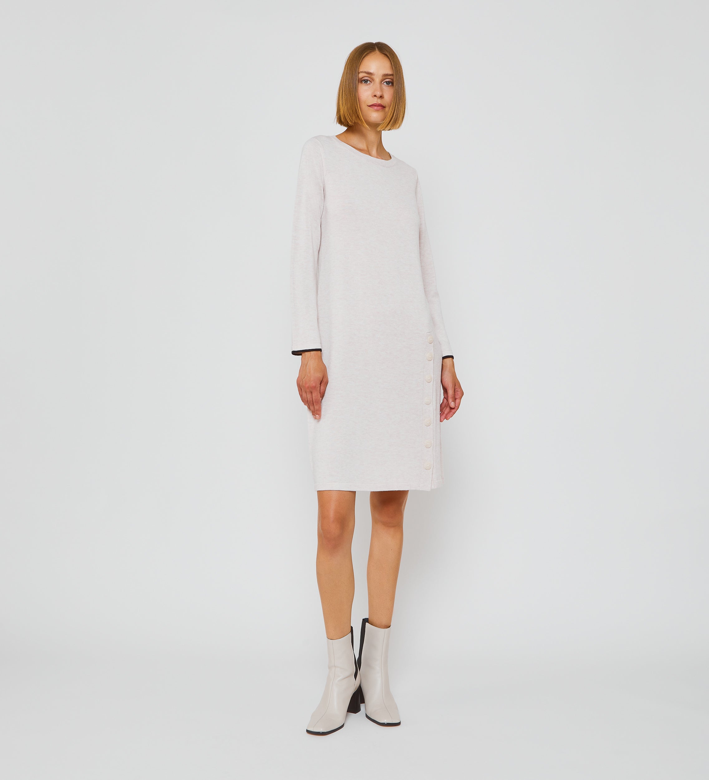 Long knitted dress