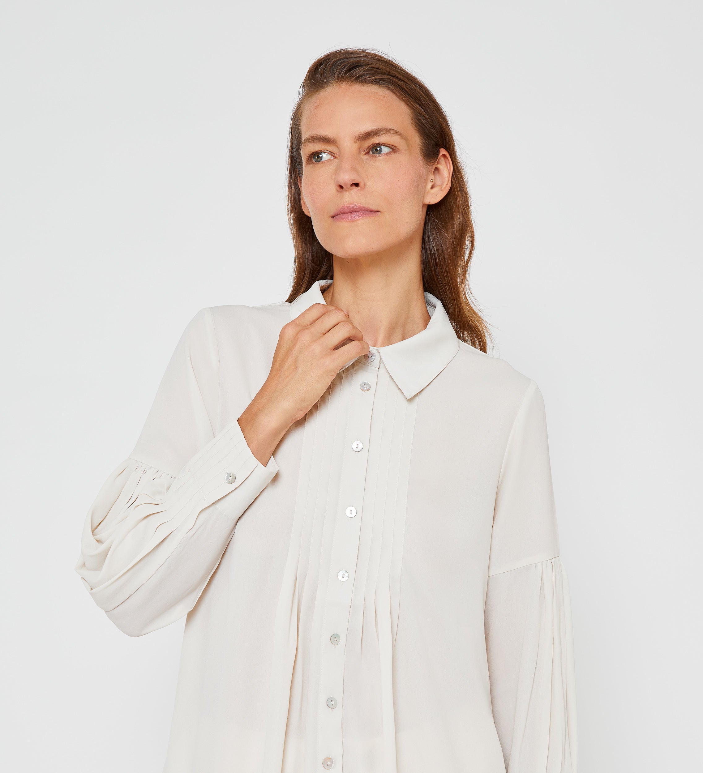 Blusa manga abullonada