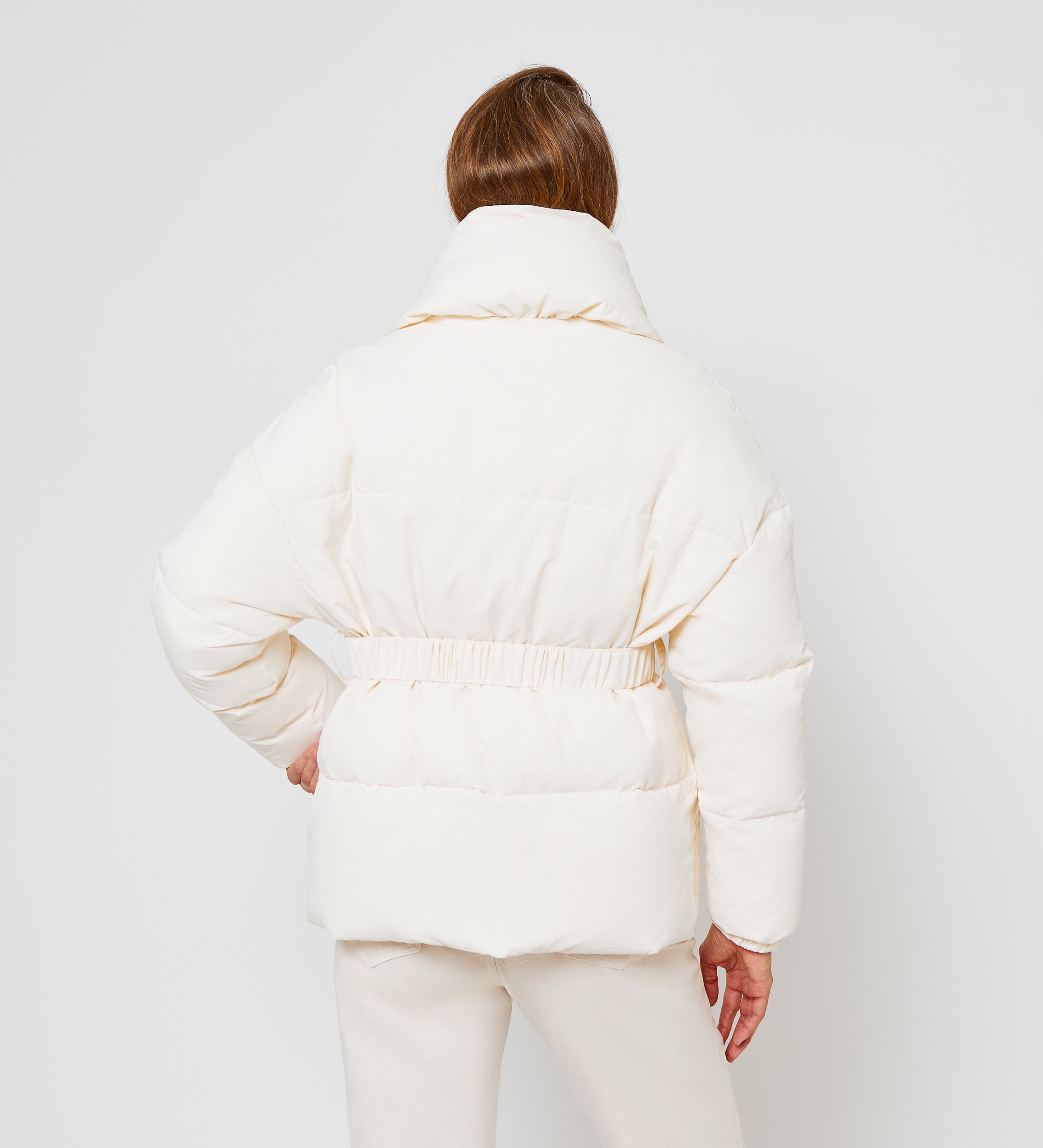 Parka cruzada volumen