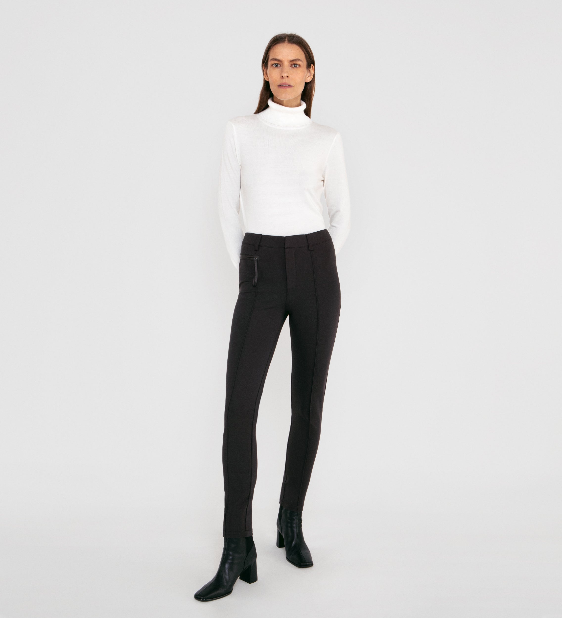 Slim fit stretch trousers