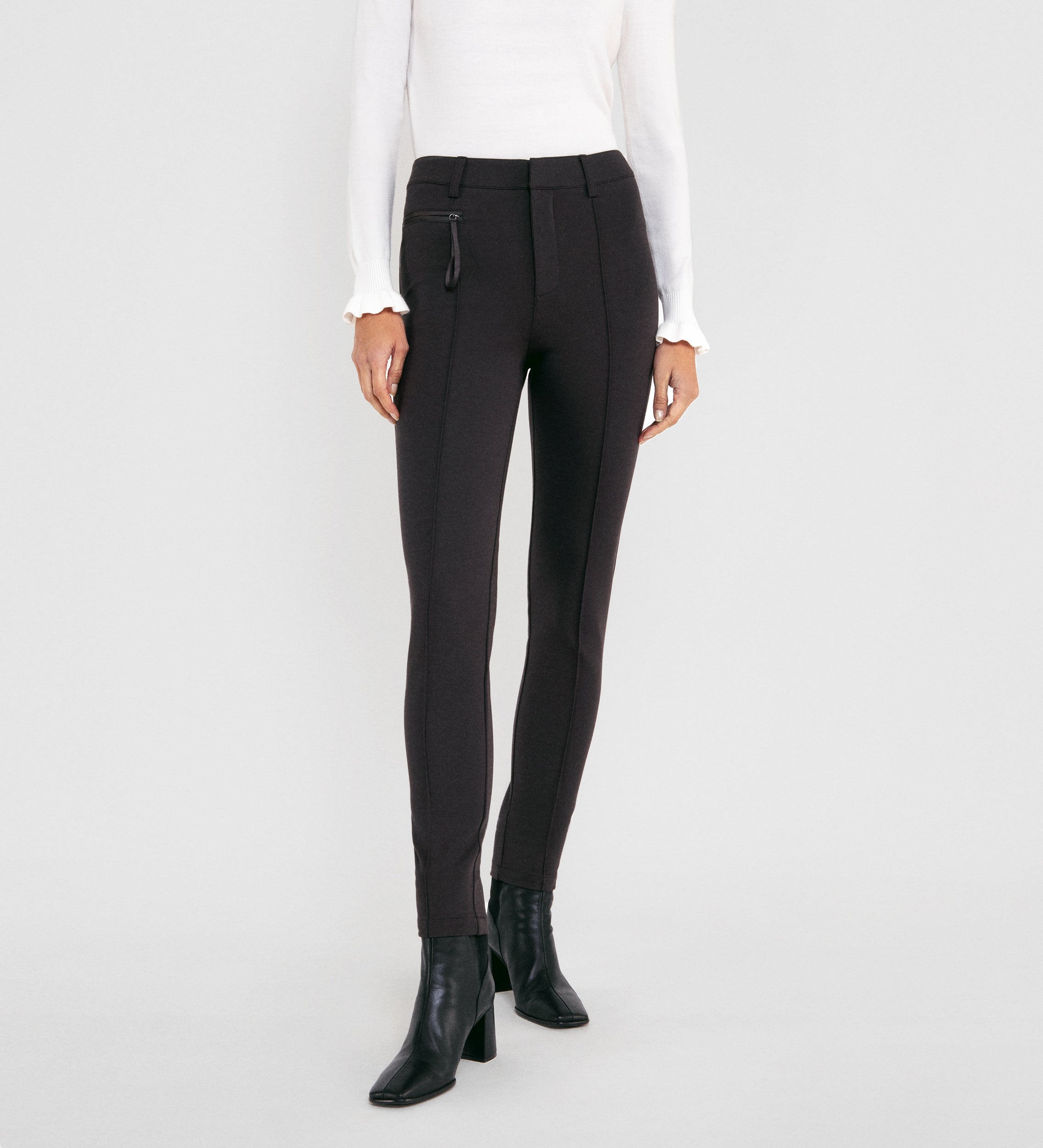 Slim fit stretch trousers