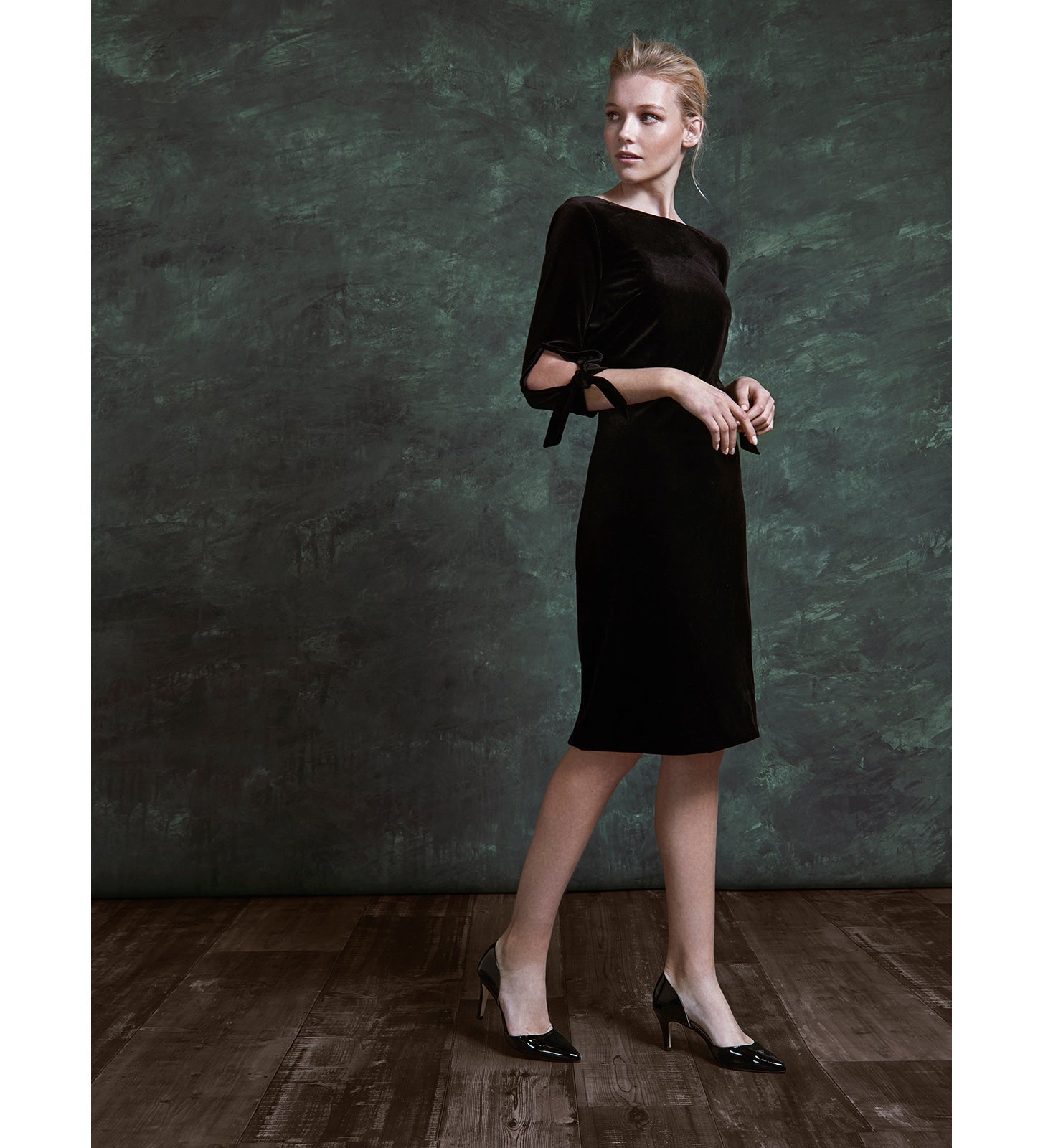Vestido tubo terciopelo