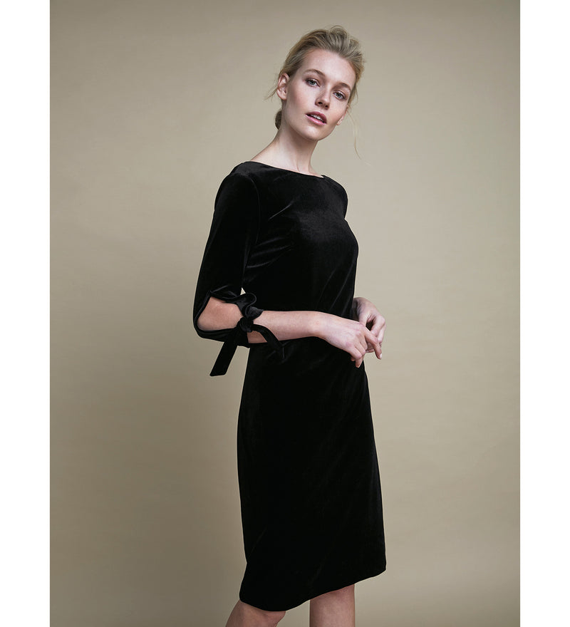 Vestido tubo terciopelo