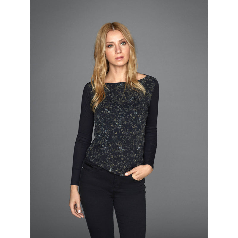 Camiseta flor liberty
