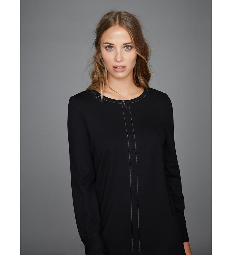 Straight knit dress