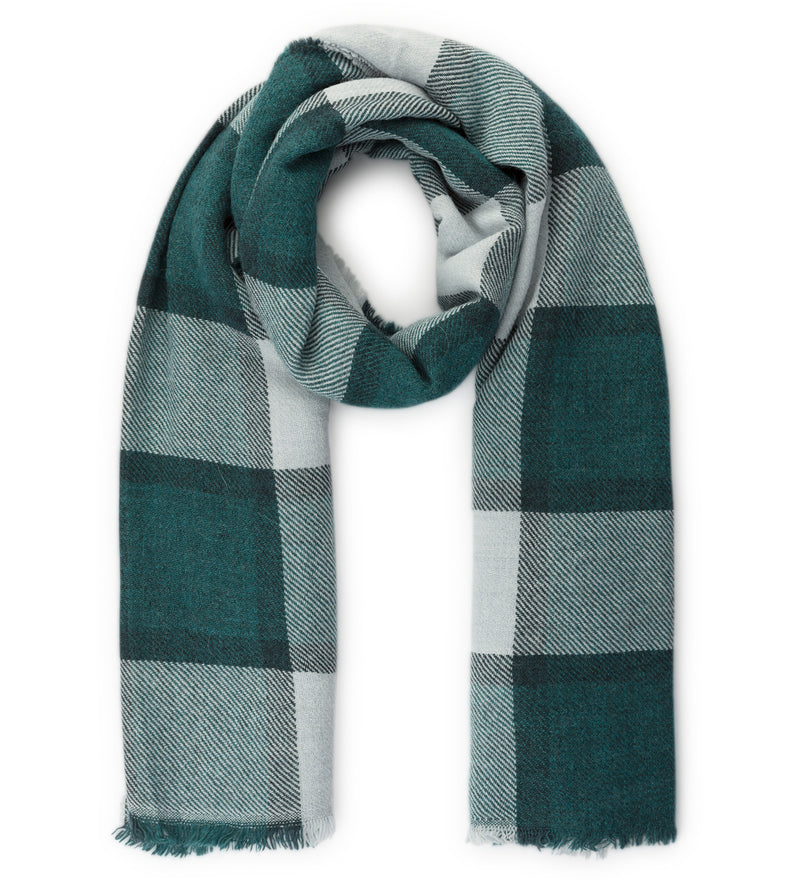 Orange checked foulard