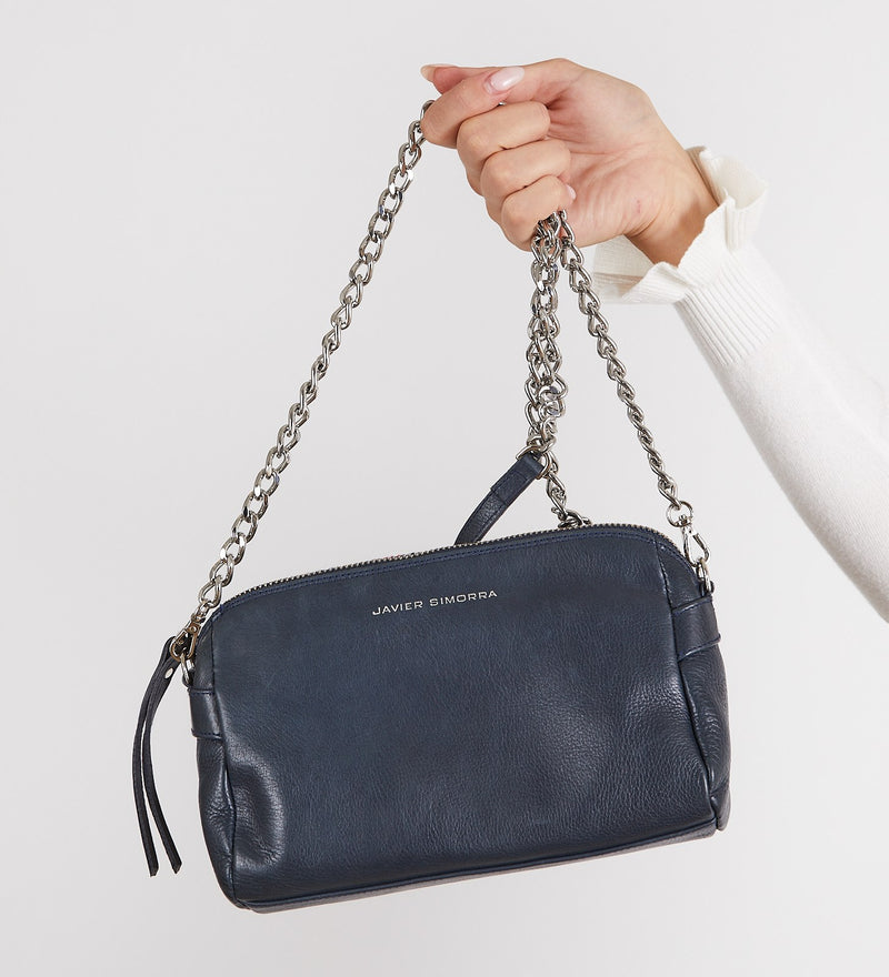 Bolso lana piel