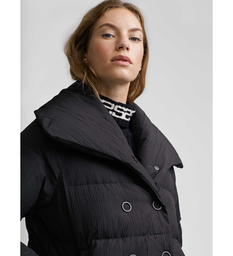 Oversized short down jacket