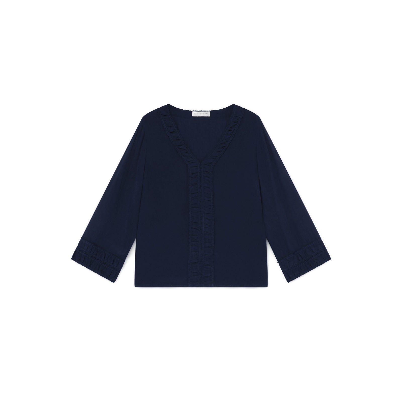 Blusa de crêpe