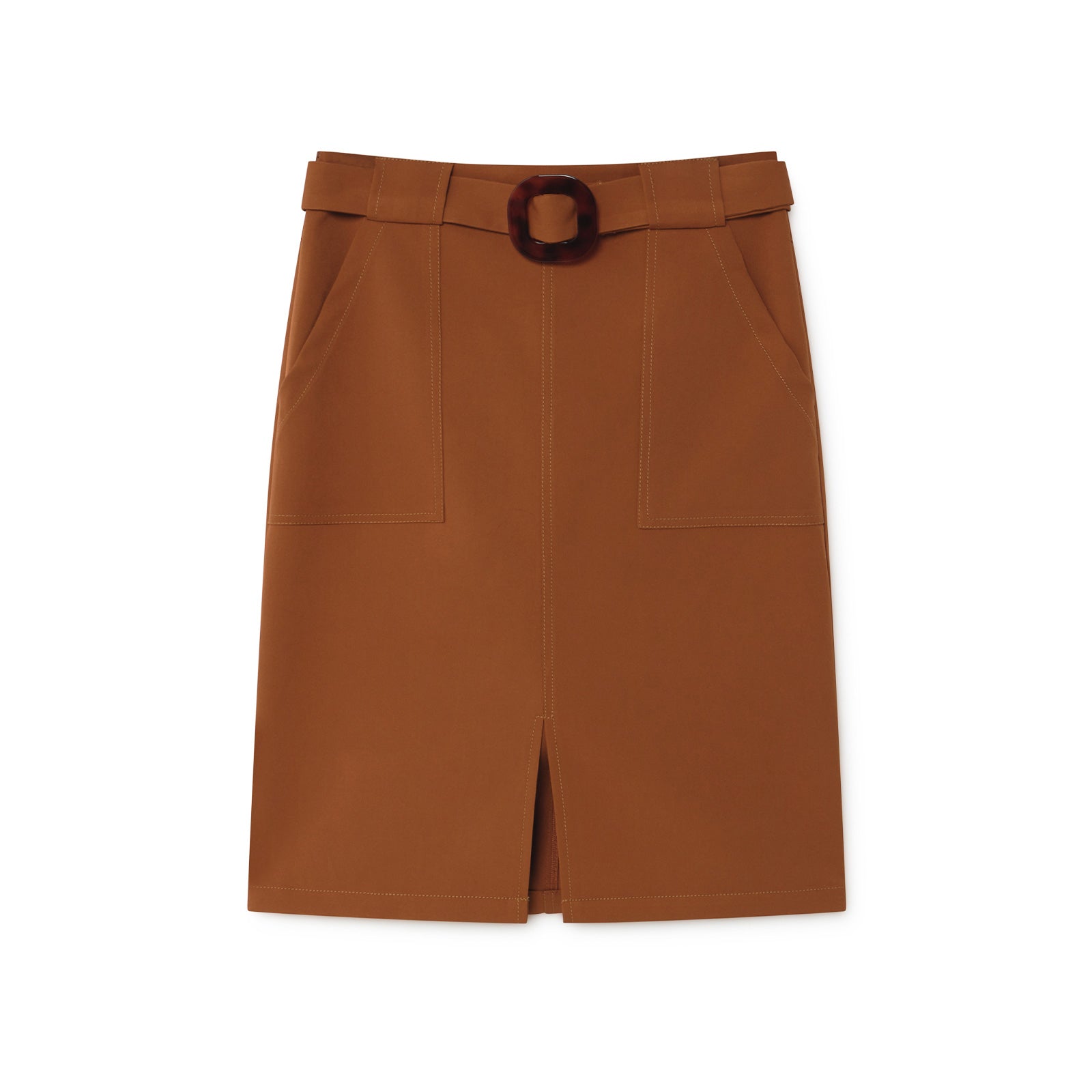 Opening pencil skirt